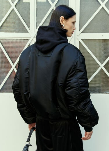 VTMNTS Reversible Padded Bomber Jacket Black vtm0354001