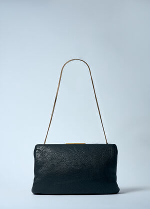 Bottega Veneta Large Leather Clutch Black bov0260027