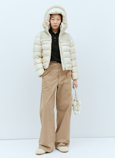 Moncler Beauvais 短款羽绒服 乳白色 mon0258002
