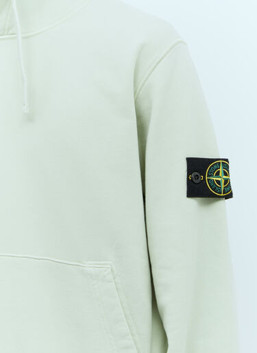 徽标贴饰连帽运动衫 Stone Island 徽标贴饰连帽运动衫 绿色 sto0156064