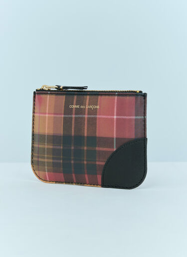 Comme des Garçons Wallet Lenticular Tartan Pouch Multicolour cdw0355003