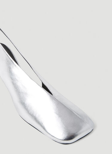 Jil Sander Square High Heels Silver jil0253029