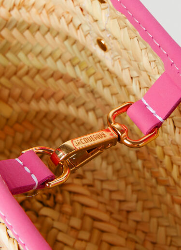 Jacquemus Le Petit Panier Soleil Tote Bag Pink jac0251078