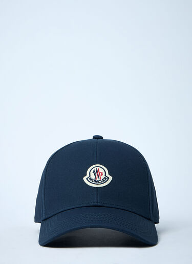 Moncler Logo Motif Baseball Cap Navy mon0161026