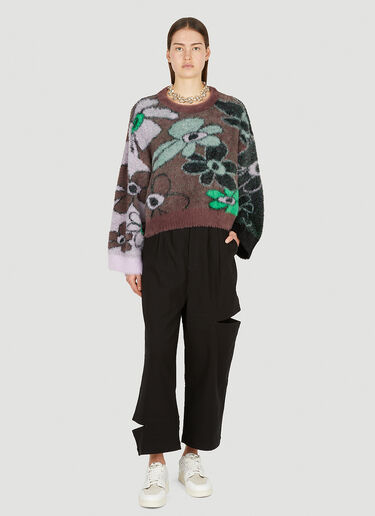 Sleeping On Flowers Sweater P.A.M. Sleeping On Flowers Sweater Brown pam0249011