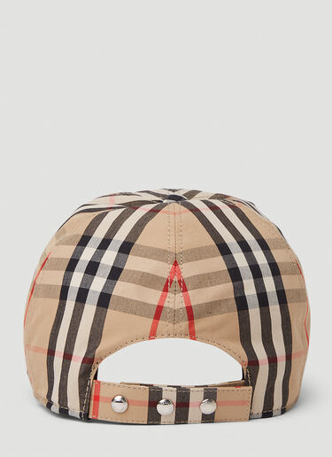 Burberry TB Vintage Check Baseball Cap Beige bur0351006