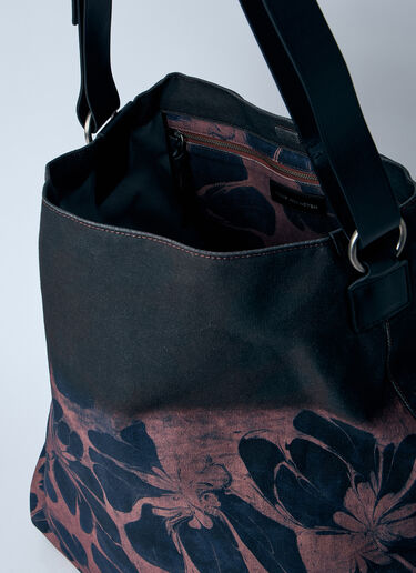 Dries Van Noten 印花帆布单肩包  棕色 dvn0160036