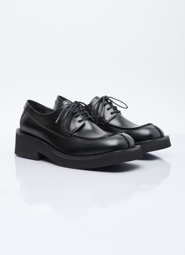 MM6 Maison Margiela Split Toe Lace-Up Shoes Black mmm0155013