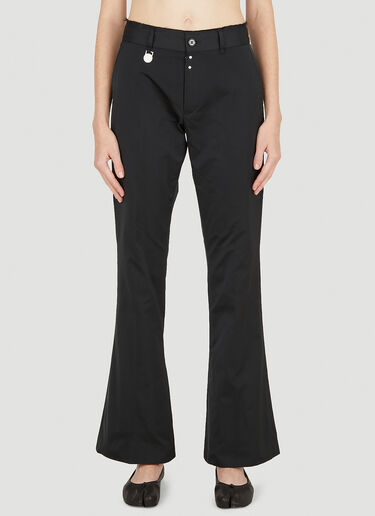MM6 Maison Margiela Kick 喇叭裤 黑色 mmm0250012