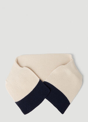 Durazzi Milano Self Tie Scarf Cream drz0250033