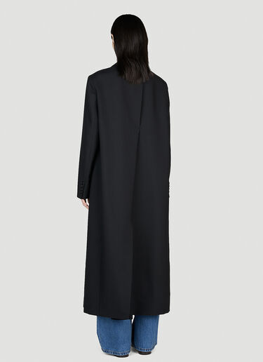 Cheval Oversized Coat The Row Cheval Oversized Coat Black row0253003