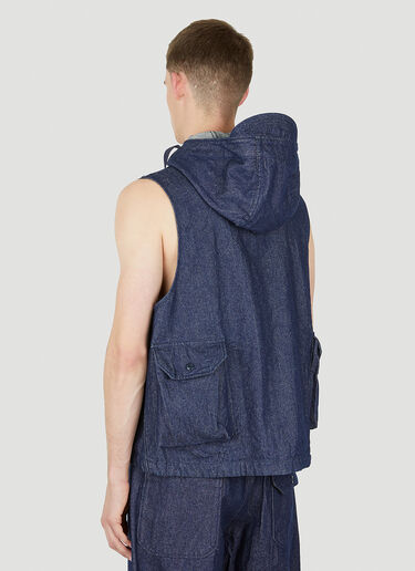 Engineered Garments 필드 슬리브리스 재킷 블루 egg0150011
