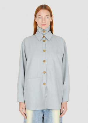 Rejina Pyo Jodie Overshirt Blue rej0250004