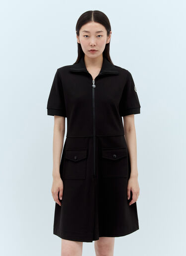 Moncler Polo Mini Dress Black mon0257049