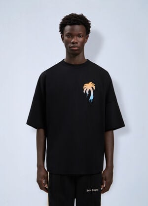 Palm Angels I Love Pa Over T-Shirt Black pma0164101