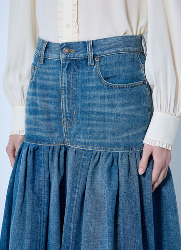 LN-CC® - Chloé: High-Rise Balloon Jeans - Blue Chloé High-Rise Balloon Jeans Blue chl0265019