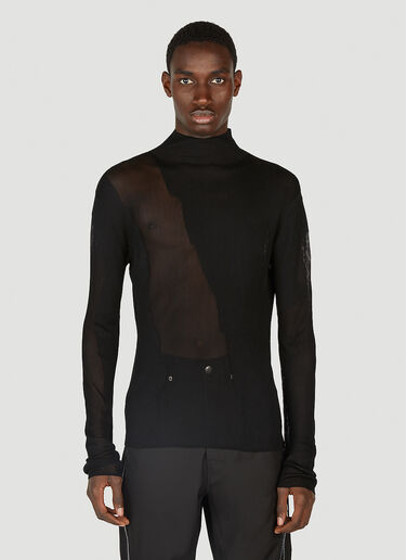 032C Transparent Turtleneck Black cee0152003