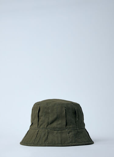 Vans 양면 로고 모티프 버킷 햇  그린 van0160013