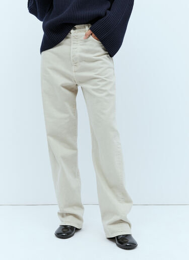 TOTEME Twisted Seam Jeans Beige tot0254009