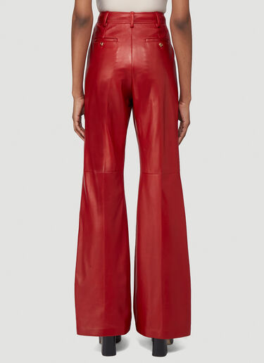 Gucci Leather Pants Red guc0241007