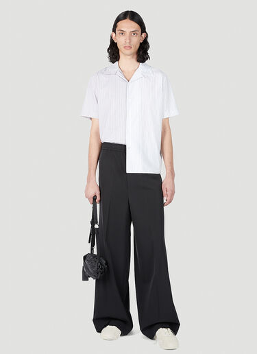 MM6 Maison Margiela 不对称条纹衬衫 白色 mmm0151004