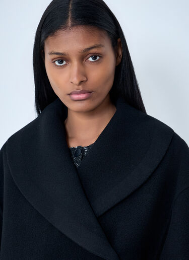 The Row Temur Coat Black row0263005