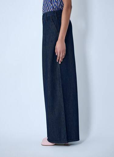 Dries Van Noten Wide-Leg Denim Trousers Blue dvn0263012
