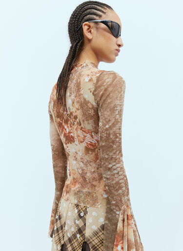 Marta Mesh Top AVAVAV Marta Mesh Top Beige ava0254013