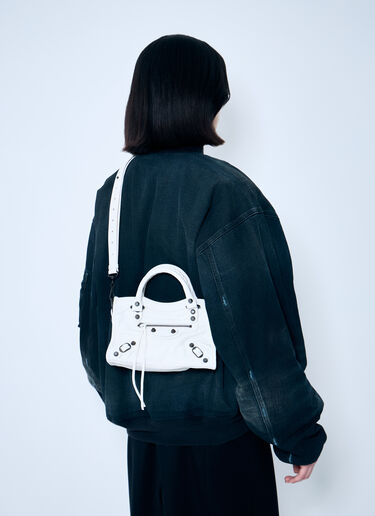 Balenciaga Mini Le City Handbag White bal0259033