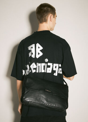 Balenciaga 그런지 미디엄 메신저 백 블랙 bal0158017