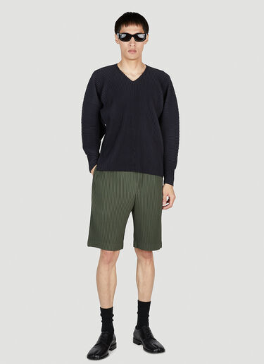Plisse Long Sleeve Top Homme Plissé Issey Miyake Plisse Long Sleeve Top Black hmp0153001