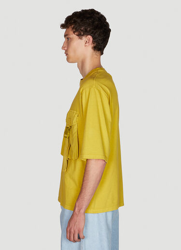 Moncler x JW Anderson 搭扣口袋 T 恤 黄色 mjw0149005