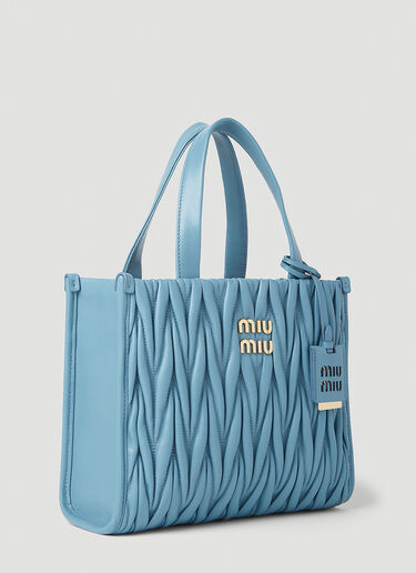 Miu Miu Matelassé Handbag Blue miu0254058