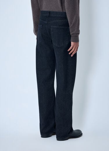 The Row Straight-Leg Denim Jeans Black row0163004