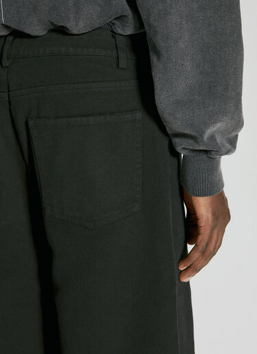 Han Kjøbenhavn ディストレス ニーデニムパンツ ブラック han0154005