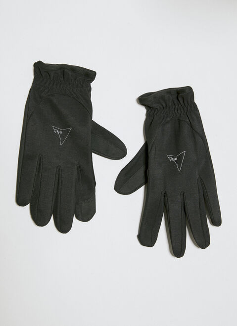 ROA Logo Print Technical Gloves Beige roa0154004