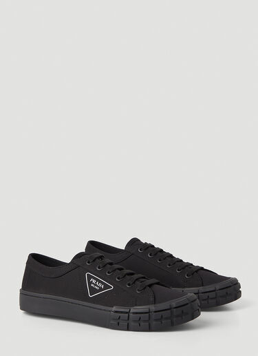 Prada Cassetta Wheel Sneakers Black pra0147060