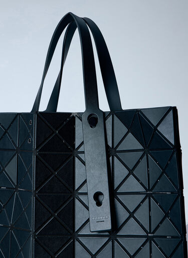 LN-CC® - Bao Bao Issey Miyake: Prims Gloss Tote Bag - Black Bao Bao Issey Miyake Prims Gloss Tote Bag Black bao0366029