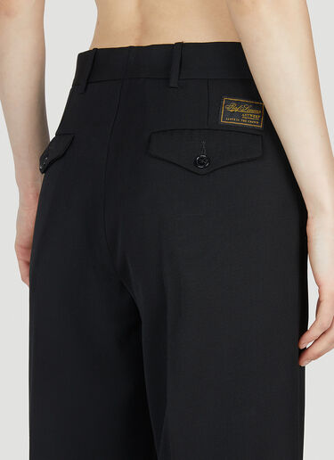 Raf Simons Wide Leg Pants Black raf0252004