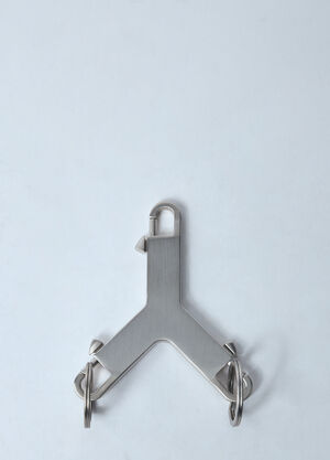 Rick Owens Cerberus Keyring Silver ric0159058