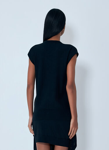 Lemaire Sleeveless Buttoned Top Black lem0264016