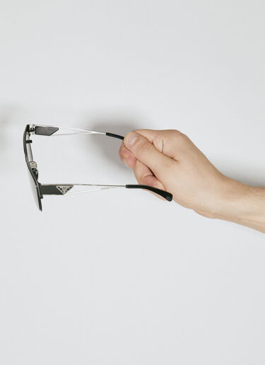 Prada 금속 프레임 선글라스 블랙 lpr0353011