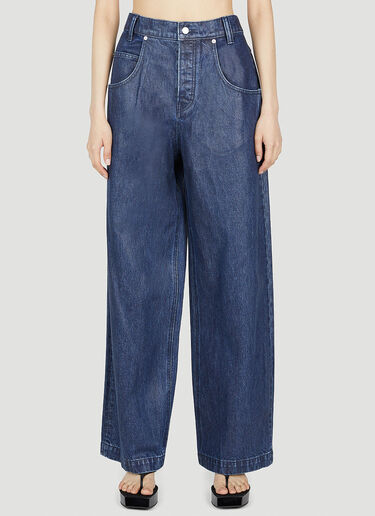 Alexander Wang Wide Leg Jeans Blue awg0252004