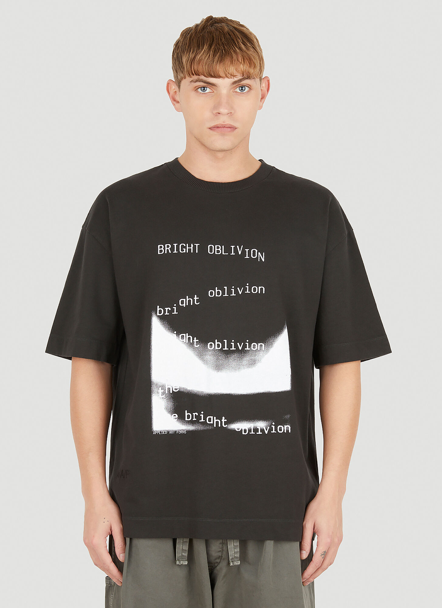 Applied Art Forms Oblivion T-shirt In Black