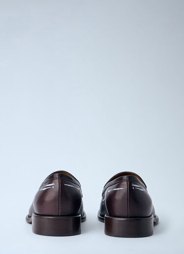 Acne Studios Artisan Leather Loafers Brown acn0264017