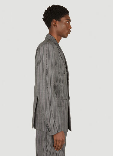 VTMNTS Striped Tailored Blazer Grey vtm0350003