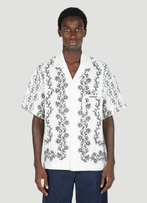Jacquemus La Chemise Jean Shirt Black jac0154025