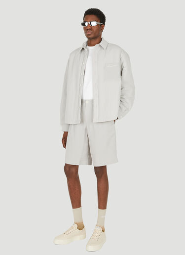 Jacquemus La Chemise Boulanger Overshirt Grey jac0148006