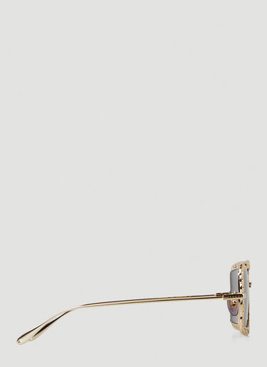 Gucci Chain Frame Sunglasses Gold guc0247361