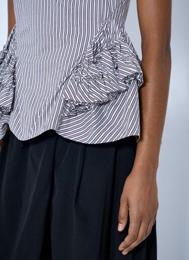 LN-CC® - Dries Van Noten: Casey Sleeveless Top - Brown Dries Van Noten Casey Sleeveless Top Brown dvn0264032